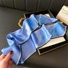 Long Silk Scarf Bag Tie Lady Neck Skinny Scarves Hairband Foulard Stripe Print Brand Lady Neckerchief Ribbon 2025 Spring New