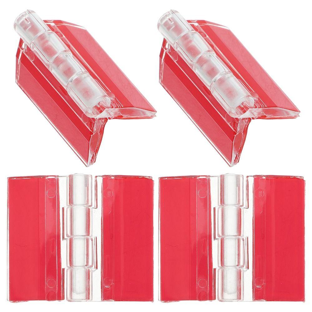 Transparent Folding Hinge Acrylic Fixing Hinge New Door Hinges  for Cabinet Drawer Jewelry Boxes