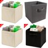 Modern Foldable Fabric Storage Box For Bedroom With 21l Capacity For Clothes Toys