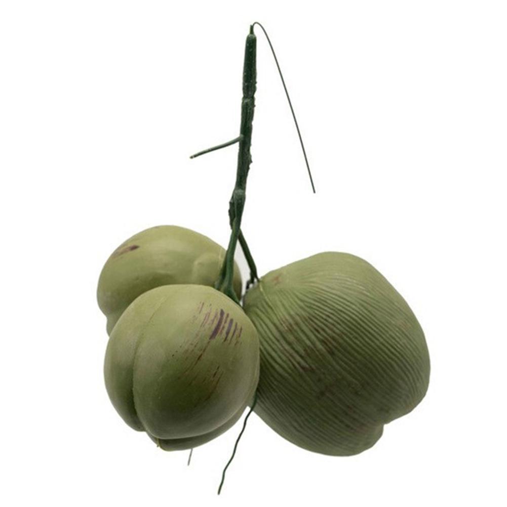 Simulation Coconut Plastic Fake Coconut Fruit Vegetable Model Photography Display Early Education Toy Hainan Scene Decoration