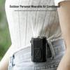 F25A Multi-functional High-Speed Portable Fan: Waist/Neck Hanging, Handheld, USB-Powered.