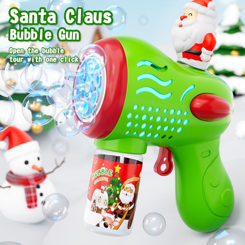 

Christmas Style Automatic Bubble Gun, Handheld Bubble Machine, Continuous Bubble Production, Suitable For Outdoor Festivals (As shown-8634)-