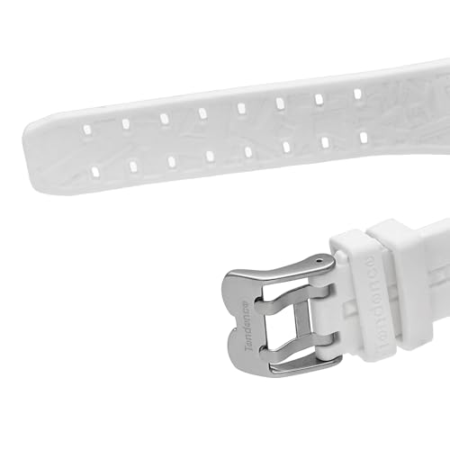 TENDENCE Men's GULLIVER Round CAMO Watch (TY046022-WH), Quartz Movement, 5 ATM Water Resistance, Mineral Glass, Gray Dial, Stainless Steel/Synthetic R