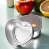 Love-Shaped Stainless Steel Food Storage Containers with Lids, 410 Grade, Large Capacity, Leakproof Kitchen Organizers
