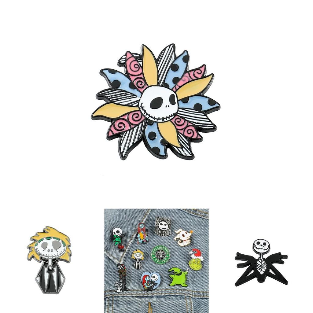 Cartoon Character Design Brooch Commemorative Decorative Pin Halloween Collection Alloy Material