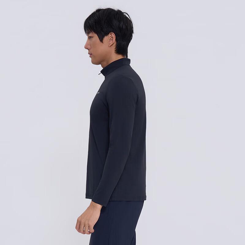 SCALER Men's Outdoor Stand-Collar Long-Sleeve T-Shirt