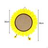 Hanging Flower Shape Cat Scratcher Scratching Pad Grind Paws Resistant Sofa Protector