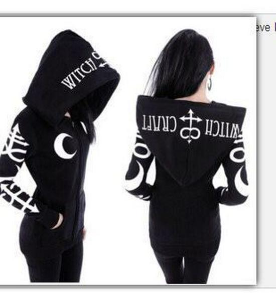 

Heike Peng Moon Print Hoodie Sweatshirt XL чёрный