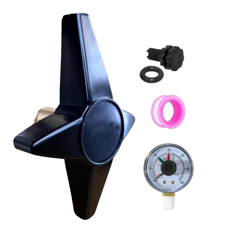 Convenient Pool Pressure Gauge Locking Knob Pressure Gauge Directional Vent Valves Suitable for Filter Bottom Mount 1