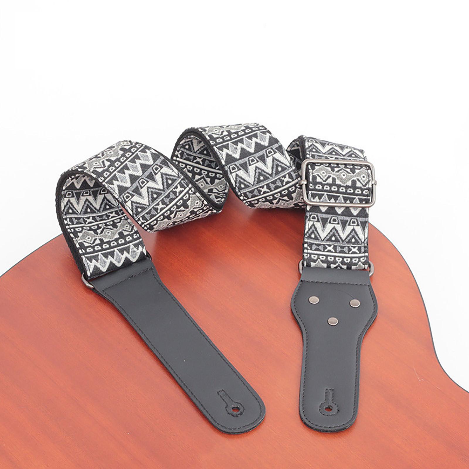 

Ретро Гитара Ремешок Винтаж Вышивка Длина Аксессуар