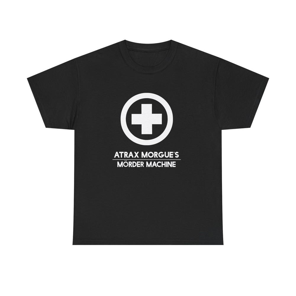 Atrax Morgue#039;s Mörder Machine | Industrial Noise Power Electronics Unisex T-Shirt S
