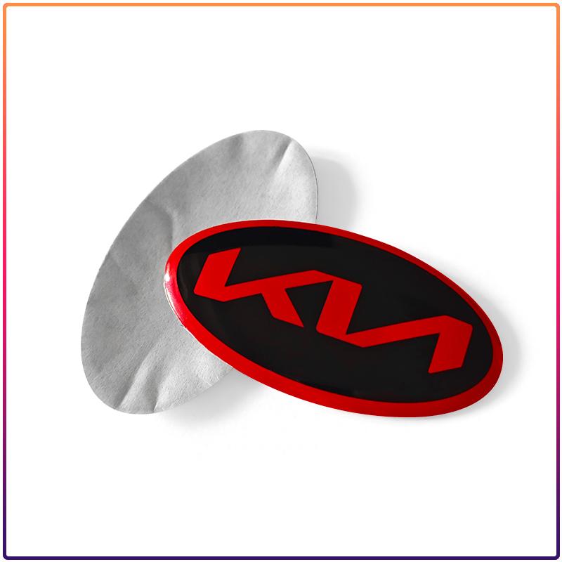 1Pcs ABS Car Steering Wheel Center Emblem Sticker Accessories For KIA Ceed Sportage Rio K5 K6 K7 K8 Optima Cerato Proceed Venga Sedona Forte