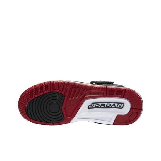 Air Jordan Flight 45 High GS White Red Black 524865-130