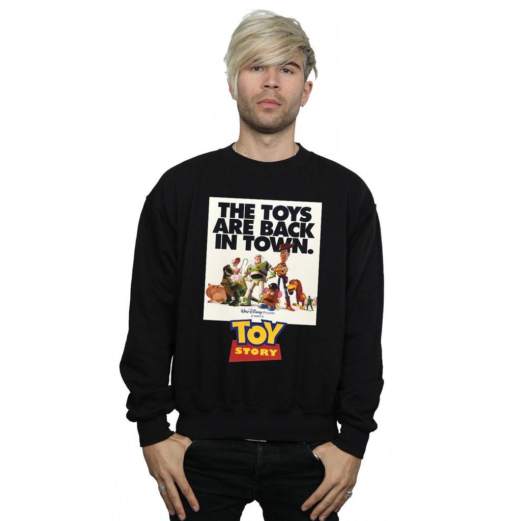 Disney Mens Toy Story Movie Poster Sweatshirt