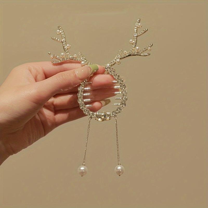 2-piece, 1-piece - Creative Antlers Hair Clip - Suitable for Halloween, Christmas and other dress up hair clips