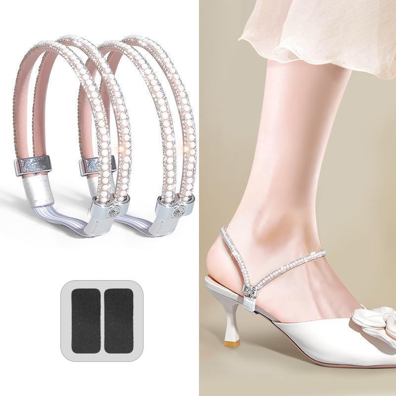 1 пара бесплатных шнурков для обуви, женские туфли на высоком каблуке с защитой от падения, ремни для обуви, аксессуары для обуви