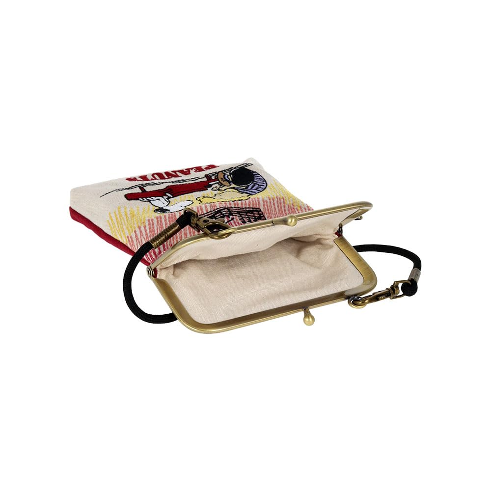 Stationery Snoopy Pencil Case with Tatami and Piano S2337550 Sun-Star Clasp, Embroidery, Design,