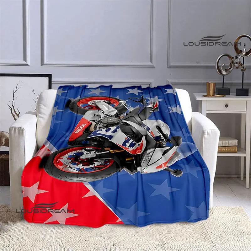 Aprilia Motorcycle Logo Printed Blanket Children's Warm Blanket Soft and Comfortable Blanket Home Travel Blanket Birthday Gift