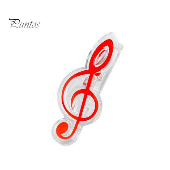 

Зажим для заметок, форма музыкальной шкалы, многоразовая выдалбливаемая портативная скрепка для заметок, указательная закладка, книга, офис, школьные канцелярские принадлежности, зажим A красный