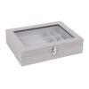 Velvet Jewelry Box with Multiple Compartments – Portable and Elegant