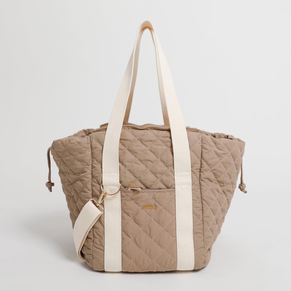 Dog Car Supplies Quilted Wide Open Cute Stylish Popular Brand Toy Poodle Chihuahua Small Dog Monchéri Bag/BEIGE/FREE