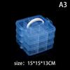 3 Layers Transparent Plastic Jewelry Storage Box Large-Capacity Finishing Box Necklace Ring Stud Earrings Box Ornament Box