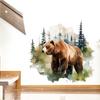 Animal Fierce Bear Sticker for Decorating The Walls of The Family Room In The Living Area