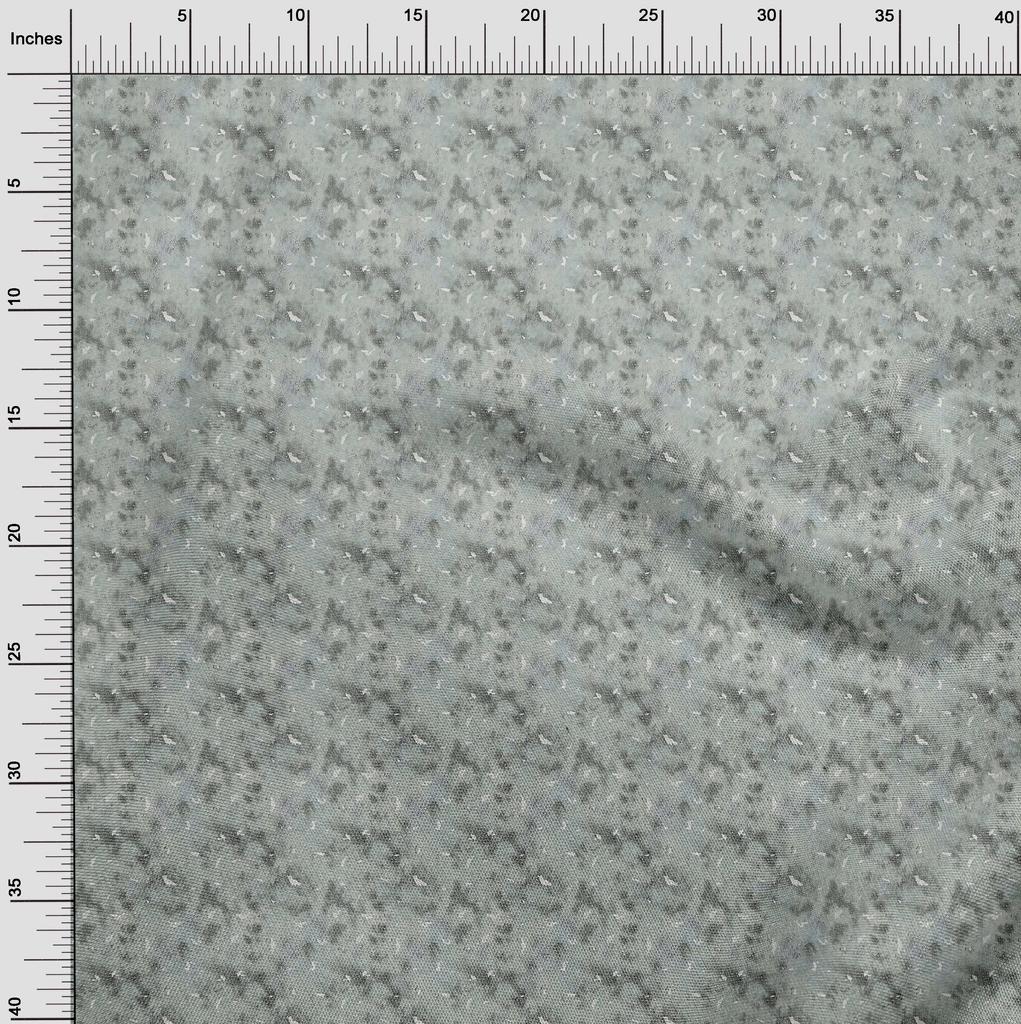 oneOone Cotton Flex Dusty Gray Fabric Tie Dye Quilting Supplies Print Sewing Fabric By The Yard 40 Inch