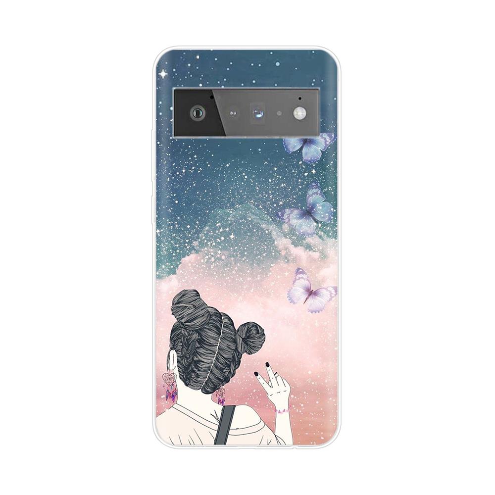 For Google Pixel 6 Pro Case Silicone Soft Clear TPU Phone Cover for Google Pixel6 Pixel 6 Pro 6A Case Pixel6A Cover Bumper Coque