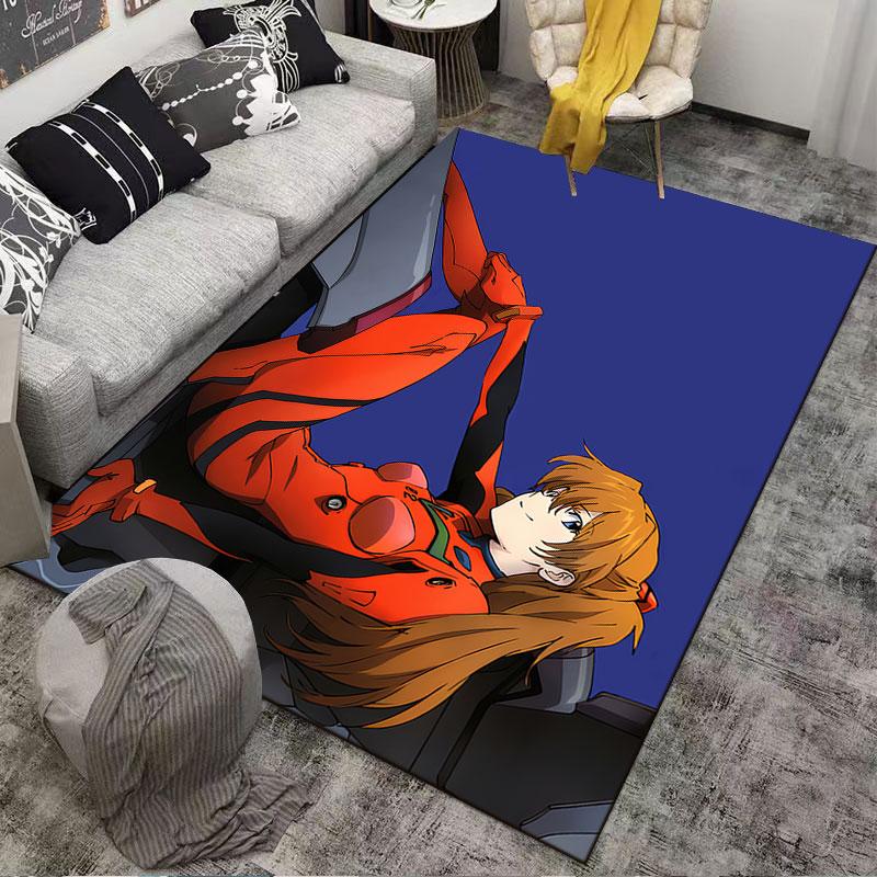 Anime Girl In Red Suit Suitable As a Non-slip Mat for the Living Room or Bedroom Sofa
