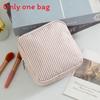 Travel Organizer Bag With Bubble Mesh Fabric For Womens Makeup And Small Accessories