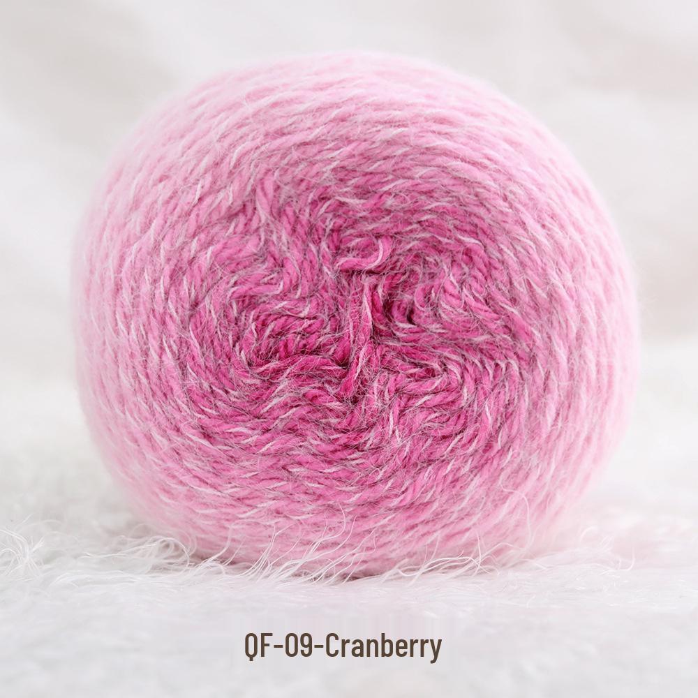 Gradient Long Pile Yarn Cake for Hand-knitting: Scarf, Clothing, Bouquets, and Seven-Star Blanket Materials