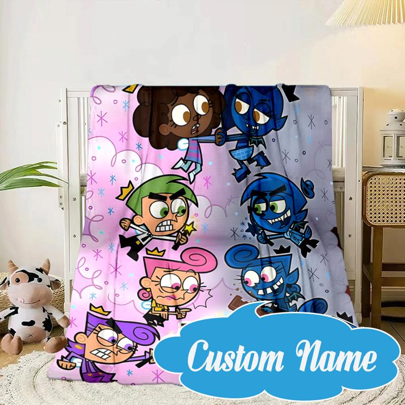 Custom Name Friendship Through Time Blanket bed sofa Blanket Flannel Blanket for Camping, Hiking, Picnic Essentials,gift for Fan family