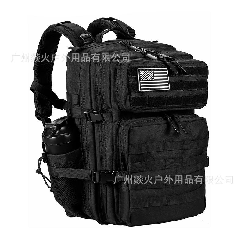 

Tactical Backpack Outdoor Travel Bag L Large Luggage Bag Leisure School Bag Business Travel Backpack 45L（50*30*30） чёрный