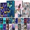 Lovely Butterfly Wallet Case For Huawei Honor 90 Pro X50 X6 X6A X7 X8 X8A X9A Magic 5 Lite Magnetic Flip Leather Card Slot Cover