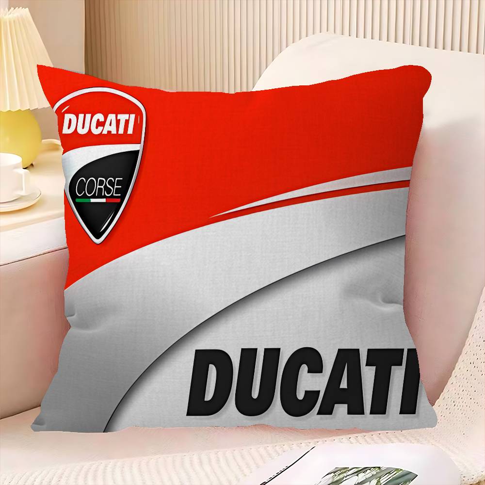 D-Ducati Motorcycle LOGO Cushion Cover Inches Farmhouse Decor Home Throw Pillow Covers for Couch Decorations