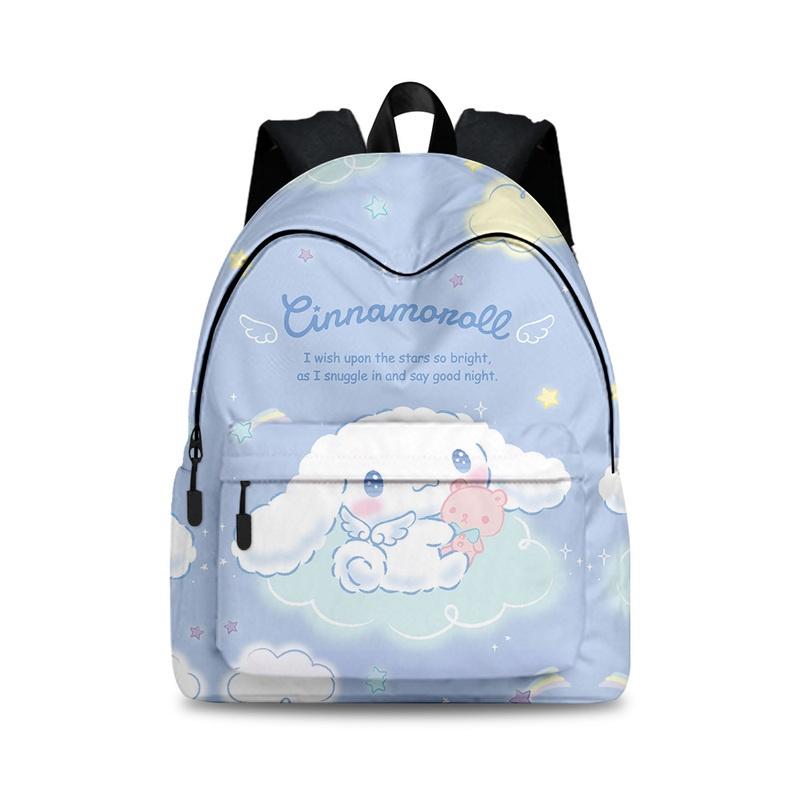 Elegante Set Zaino Cinnamoroll Per Viaggi di Lavoro Materiale in Poliestere Traspirante e Resistente