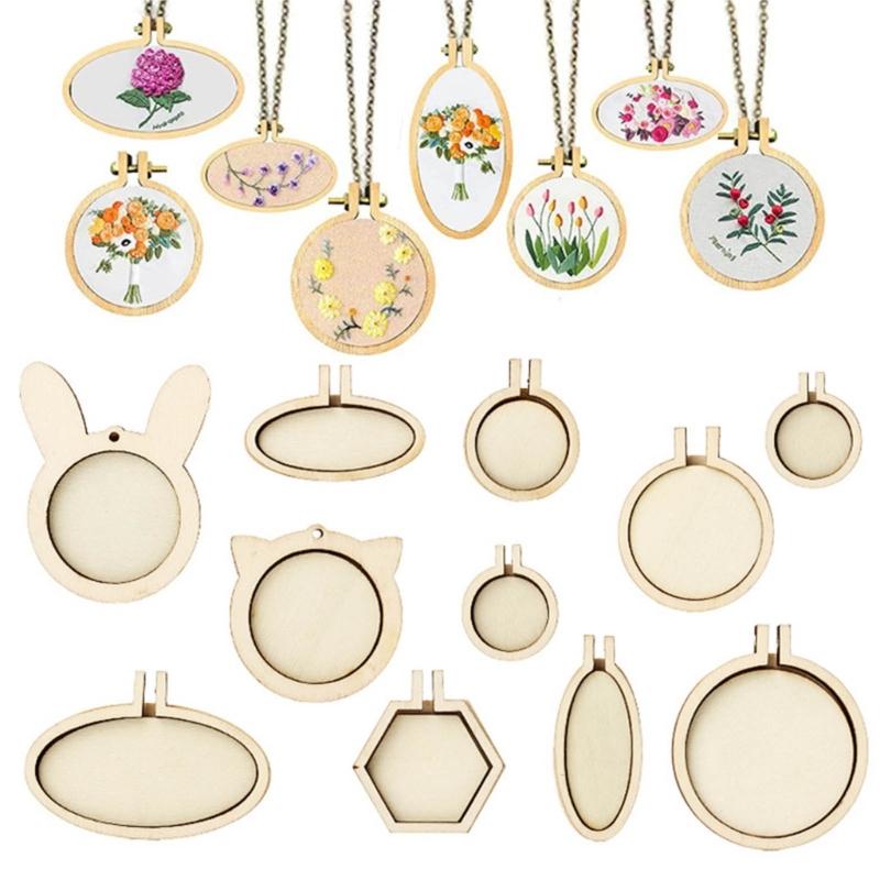 Mini Embroidery Hoop Rings for Different Kinds of Crafts Needle Art Fabric Paint