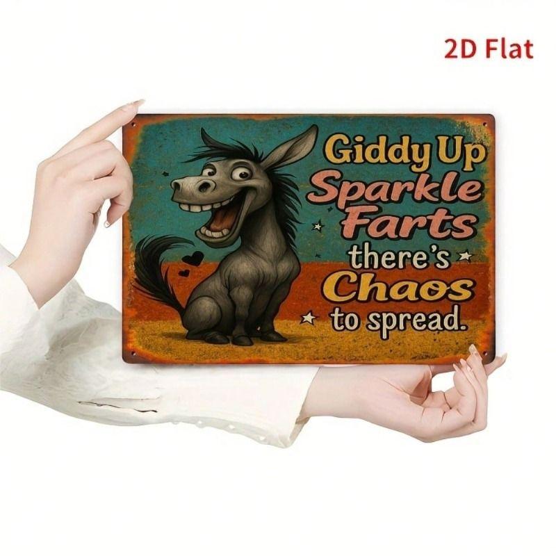 Vintage Metal Tin Wall Poster Sign 20x30cm