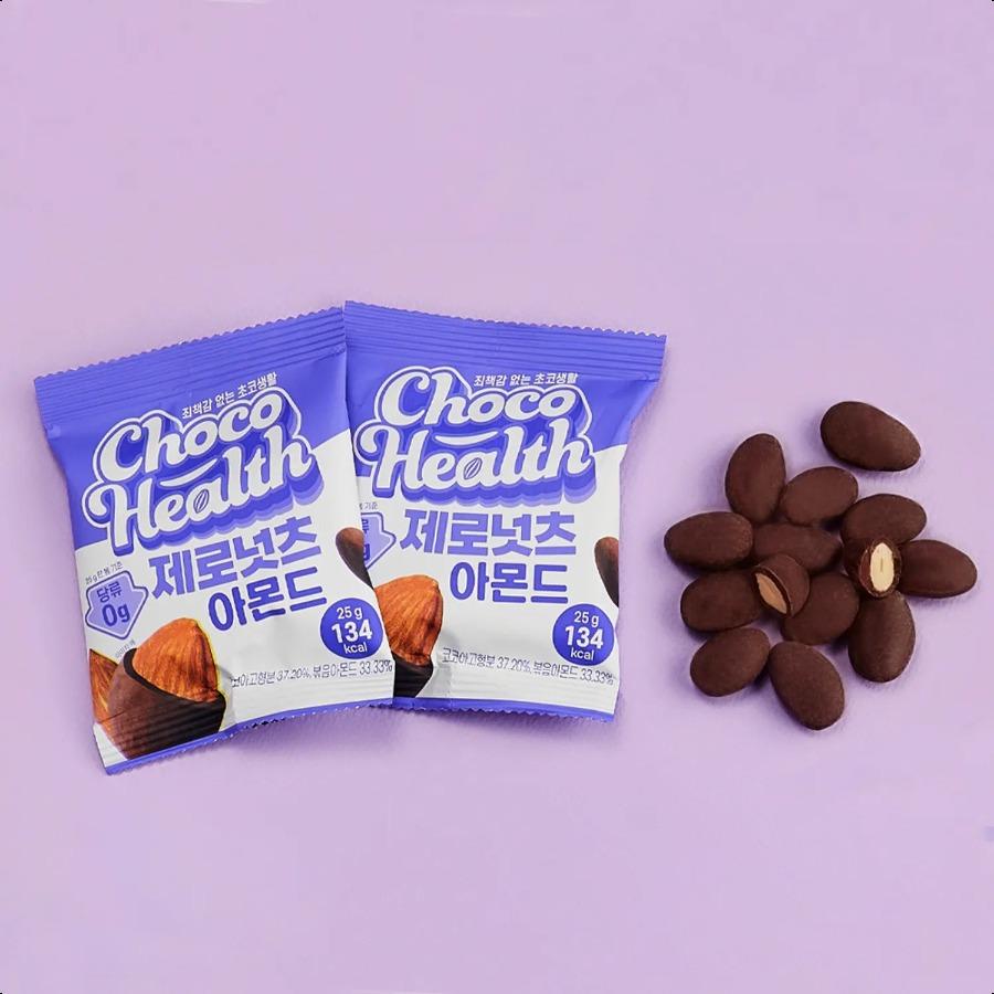 ChocoHealth Sugar-Free Zero Nuts Almond Choco Ball 25g Nuts Almond Choco