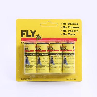Piège À Vermine Domestique 4 Rouleaux Collants Éliminer Les Mouches Insecte Colle Papier Piège MIL