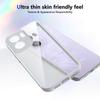 For Oppo Reno 13F CPH2699 Case Air Cushion Shockproof Silicon Bumper Clear Matte Back Cover Hard Phone Case for Oppo Reno 13F 4G