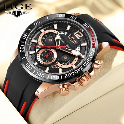 Luxury Mens Watches Original Case Large Dial Watch Men Business Wristwatch Sports Watch for Men
