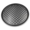 Perforated Pizza Pan Nonstick Round Baking Tray for Oven and Grill with Raised Edges for Even Cooking and Crispy Crusts