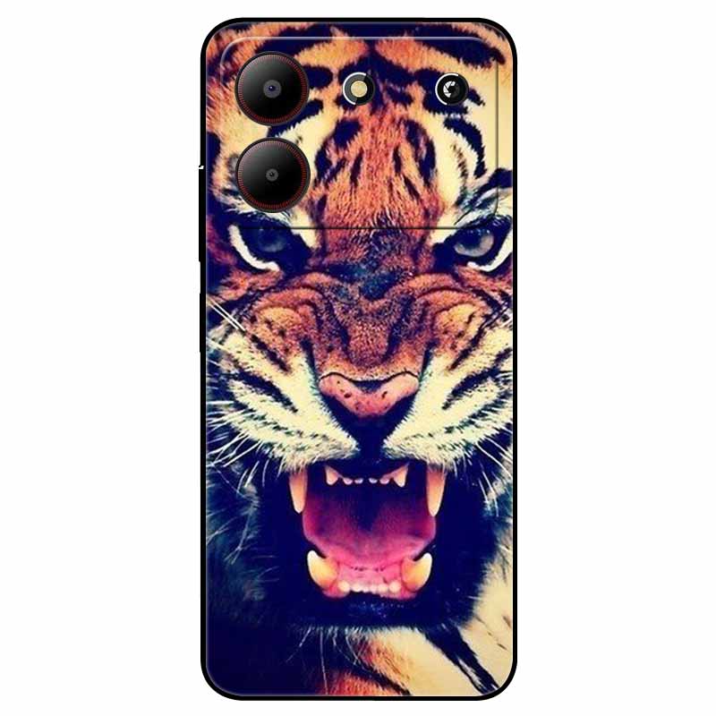 For ZTE Blade A54 4G Case Shockproof TPU Soft Silicone Phone Covers for ZTE Blade A 54 Funda Painted on for BladeA54 Luxury Capa
