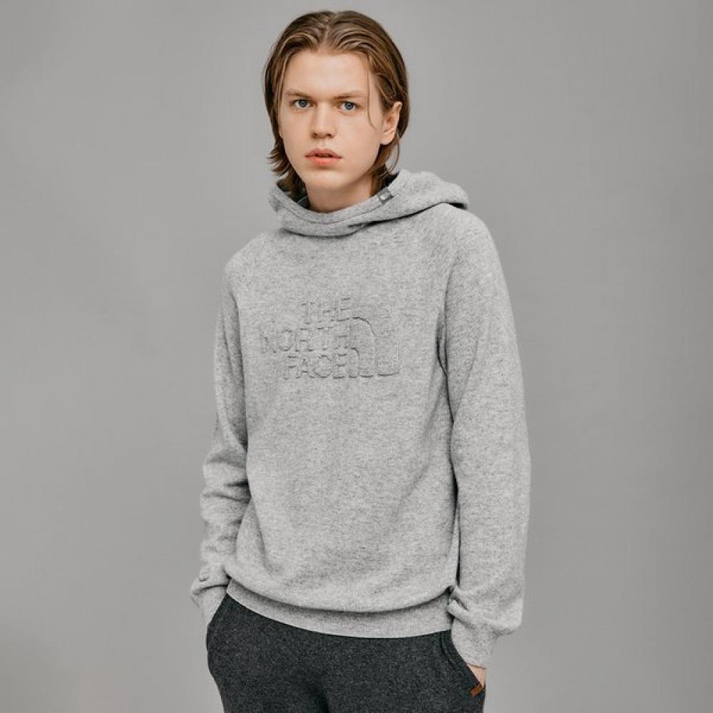 The North Face Мужская толстовка с капюшоном из мериносовой шерсти Merino Air Wool Nm5pp57a LIGHT GRAY/105