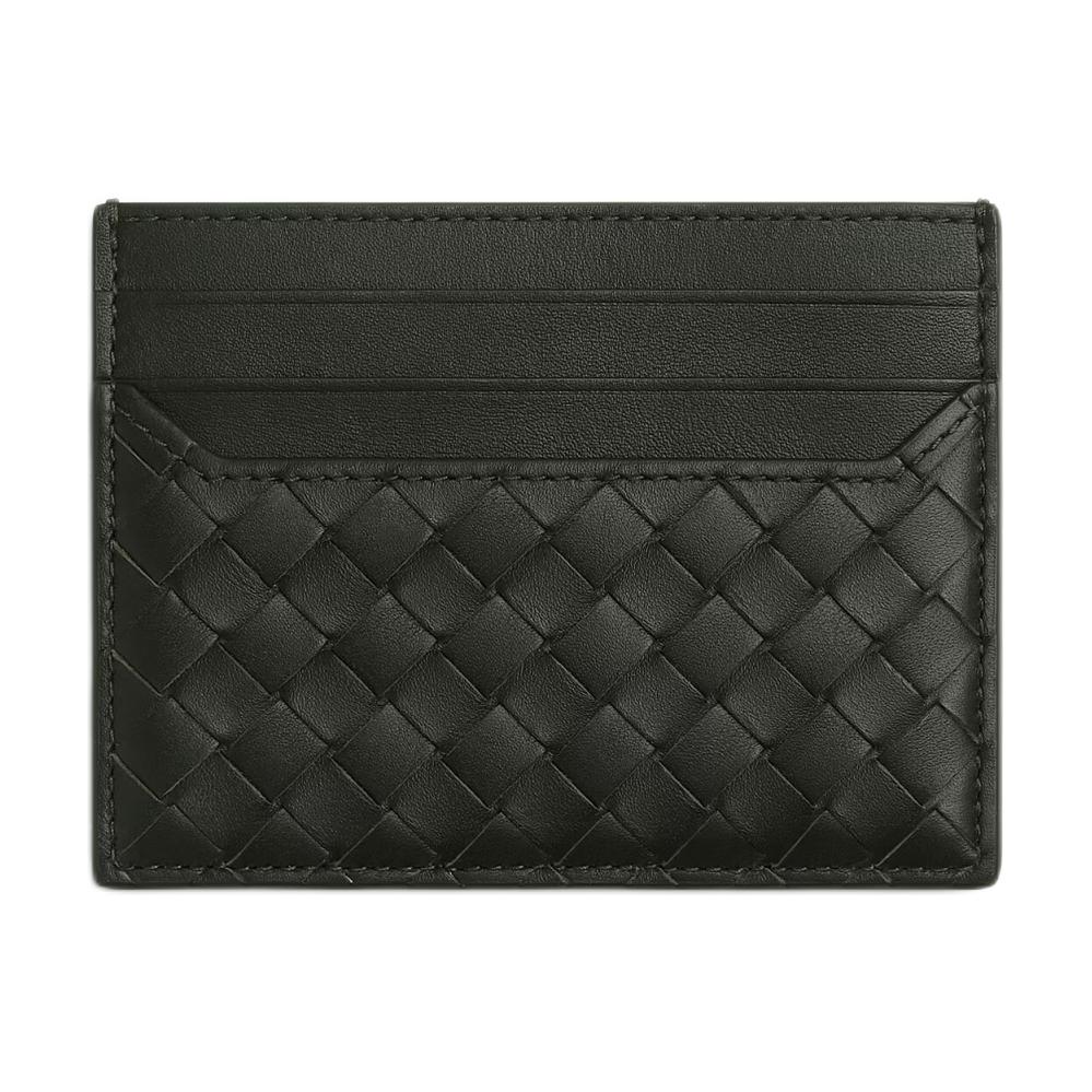 

Bottega Veneta Intrecciato Woven Calfskin Card Holder Men Card Holder Dark-Green 817397V4LQ13009 Basic Set (Bag+Dust Bag)
