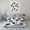 Cosmic Cat Themed Set Design  Kid'S And Adults' Bedroom Decor, Exquisite Three-Piece Bedding Set Gift