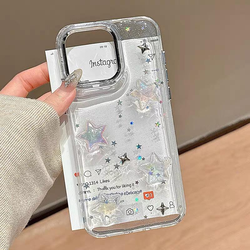 Super Immortal Premium Xiaomi 17 Laser Sequins Redmi K90 Pentagram Redmi K70 Suitable for Mobile Phone Case Redmi 60