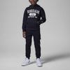 Jordan Sweatshirt Sport Fleece Lined Print Pullover Hooded Black Children Aged 3 7 Years Old Kids' HV1564-010